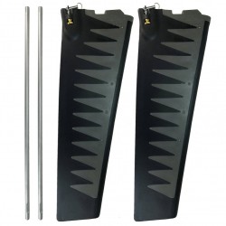 St-Turbo Fin Kit - Gray/Black