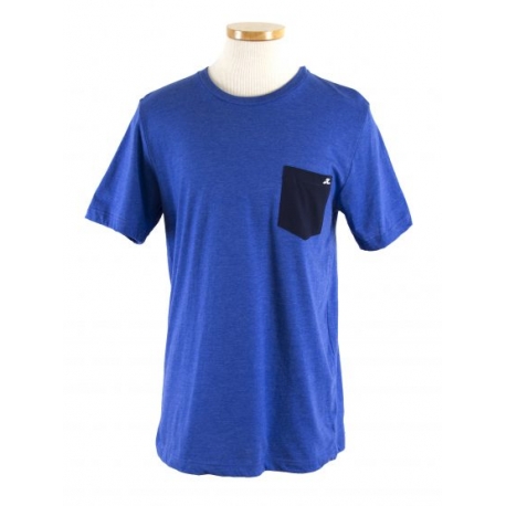 FISHING R BLUE/WHT S/S M