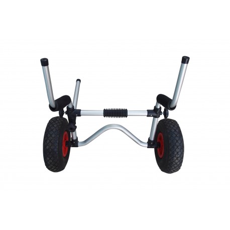 Carrito para kayak con ajuste por orificios de vaciado