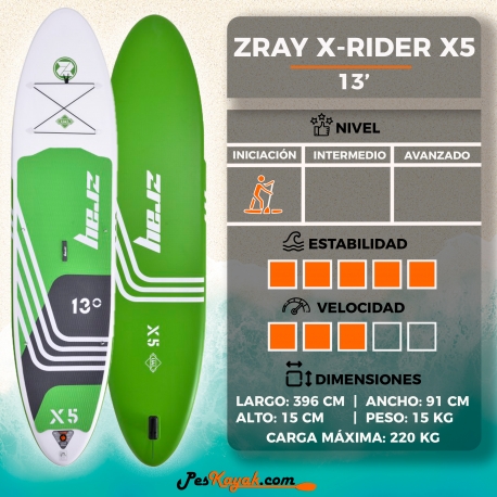 Tabla Paddle Zray SUP X-Rider 13'