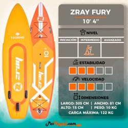 Table SUP Zray Fury 10'