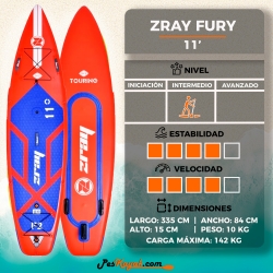 Table SUP Zray Fury 10'