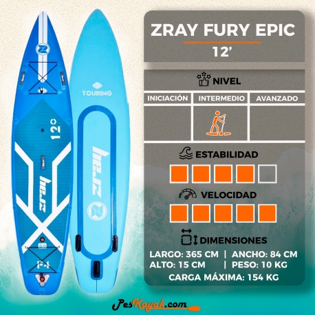 Table SUP Zray Fury 12'