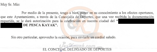 autorización
