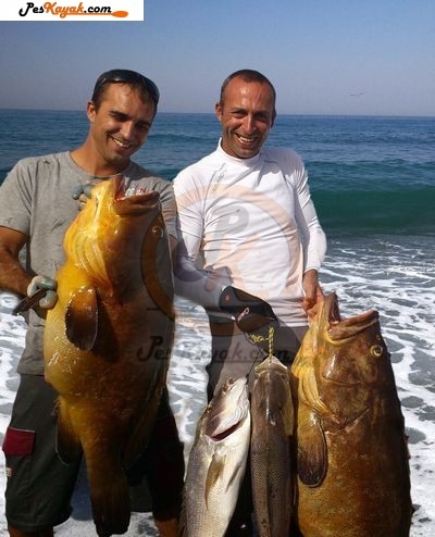 pesca en kayak