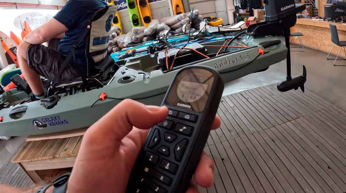 motor Garmin para kayaks