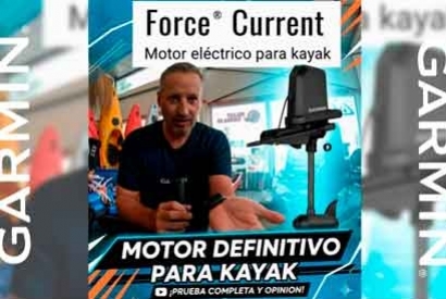 Garmin Force Current. El motor el&eacute;ctrico para kayak definitivo