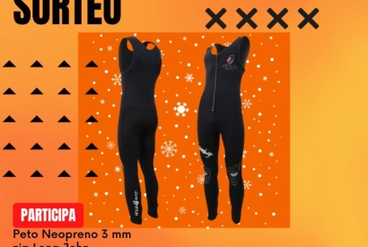 Sorteo Peto de Neopreno 3mm Zip Long John